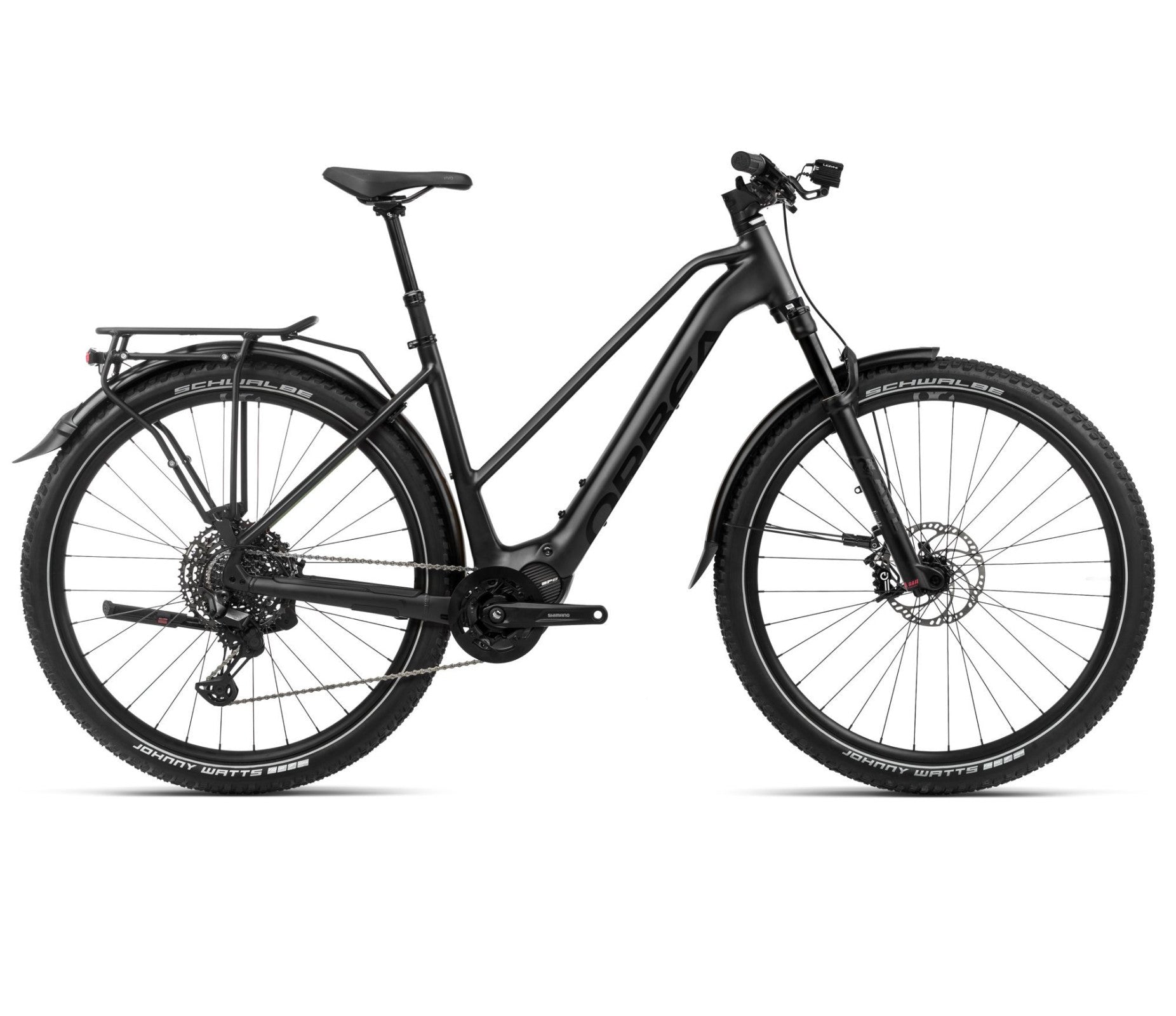 Elektrinis dviratis Orbea KEMEN MID SUV 10 / Metallic Night Black (Matt-Gloss)