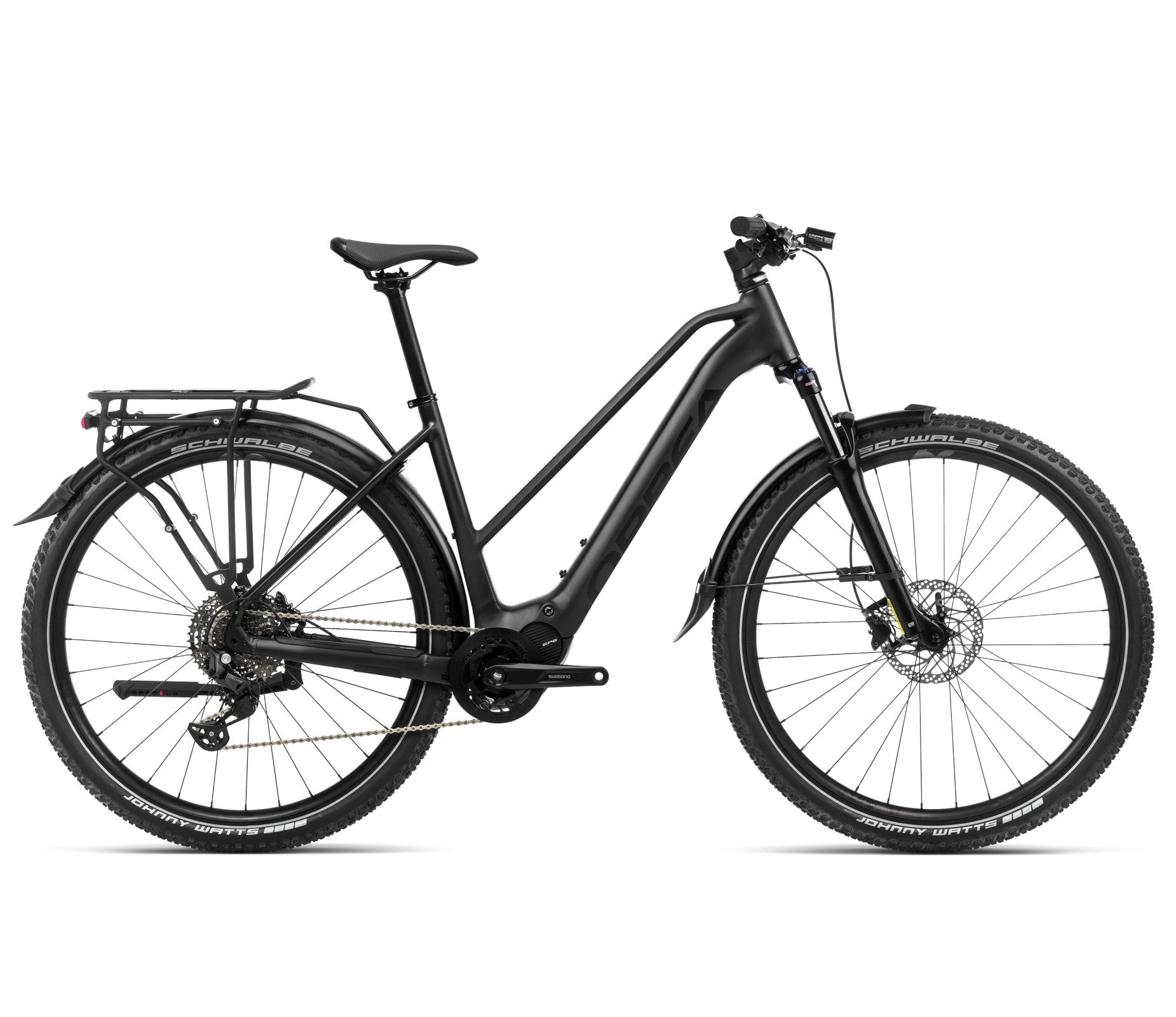 Elektrinis dviratis Orbea KEMEN MID SUV 40 20mph / Metallic Night Black (Matt-Gloss)