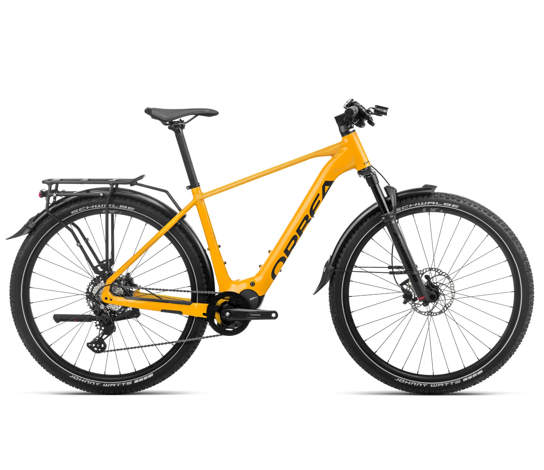 Elektrinis dviratis Orbea KEMEN SUV 30 20mph / Mango (Gloss) - Black (Matt)
