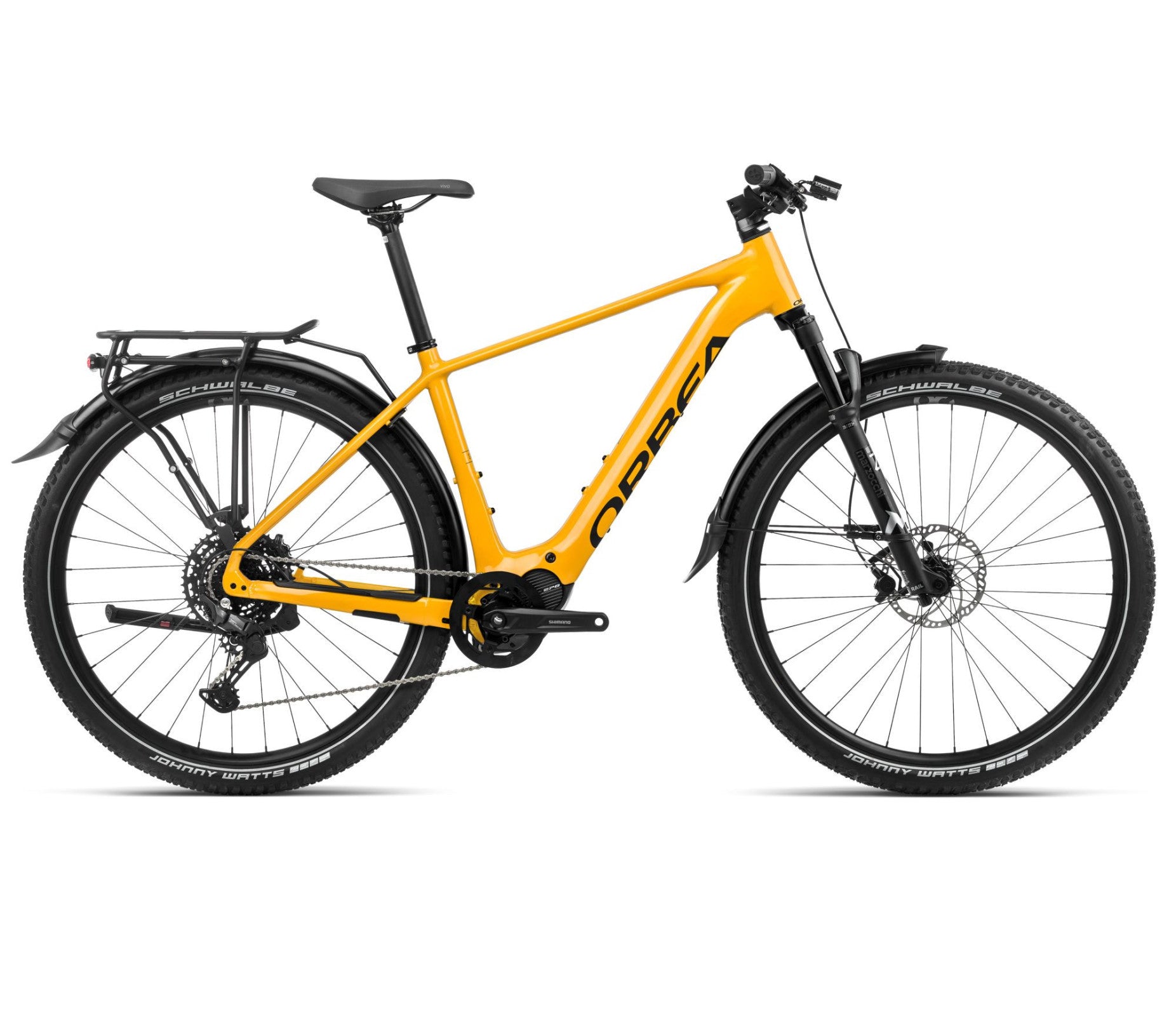 Elektrinis dviratis Orbea KEMEN SUV 30 / Mango (Gloss) - Black (Matt)