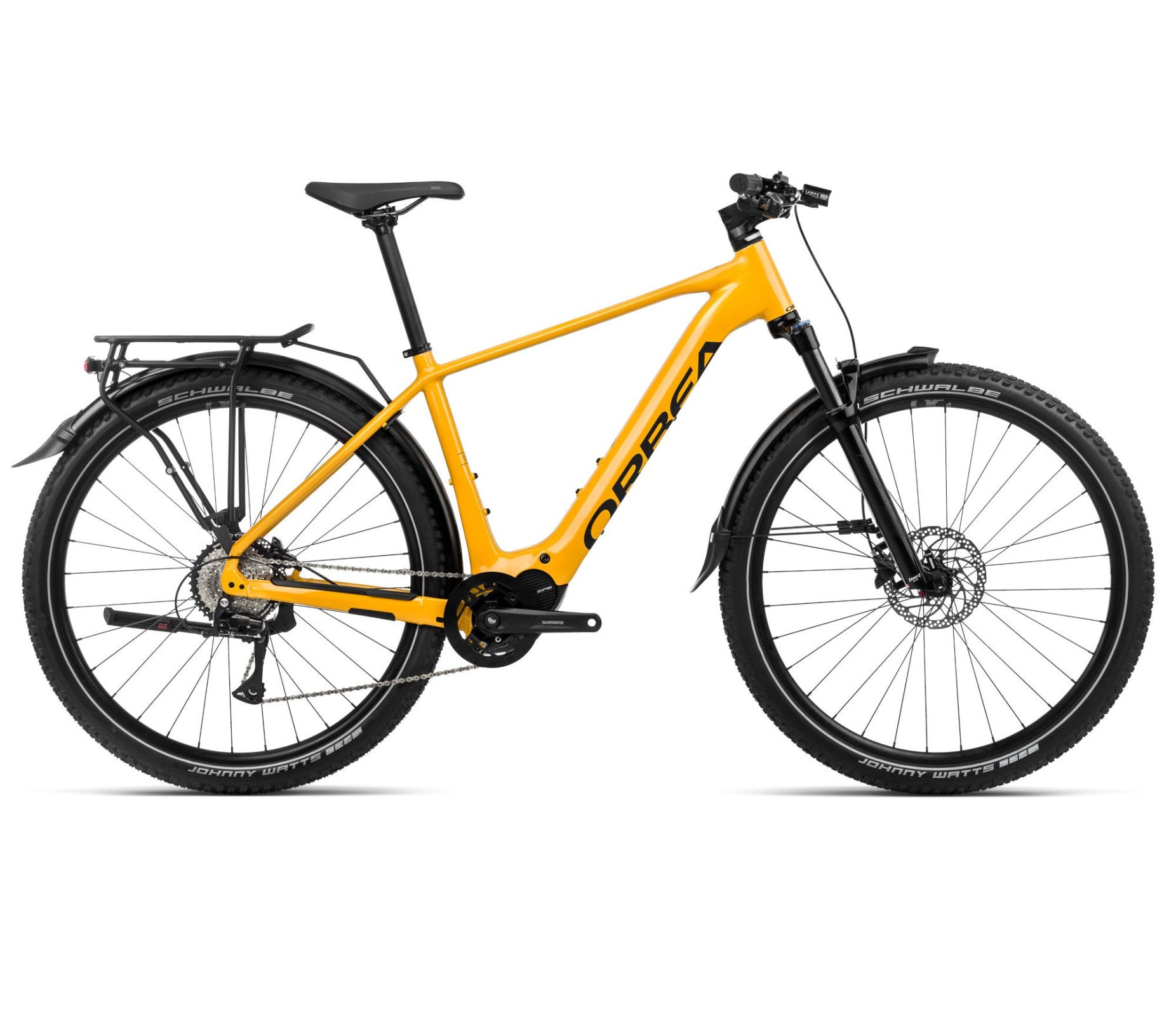 Elektrinis dviratis Orbea KEMEN SUV 40 / Mango (Gloss) - Black (Matt)