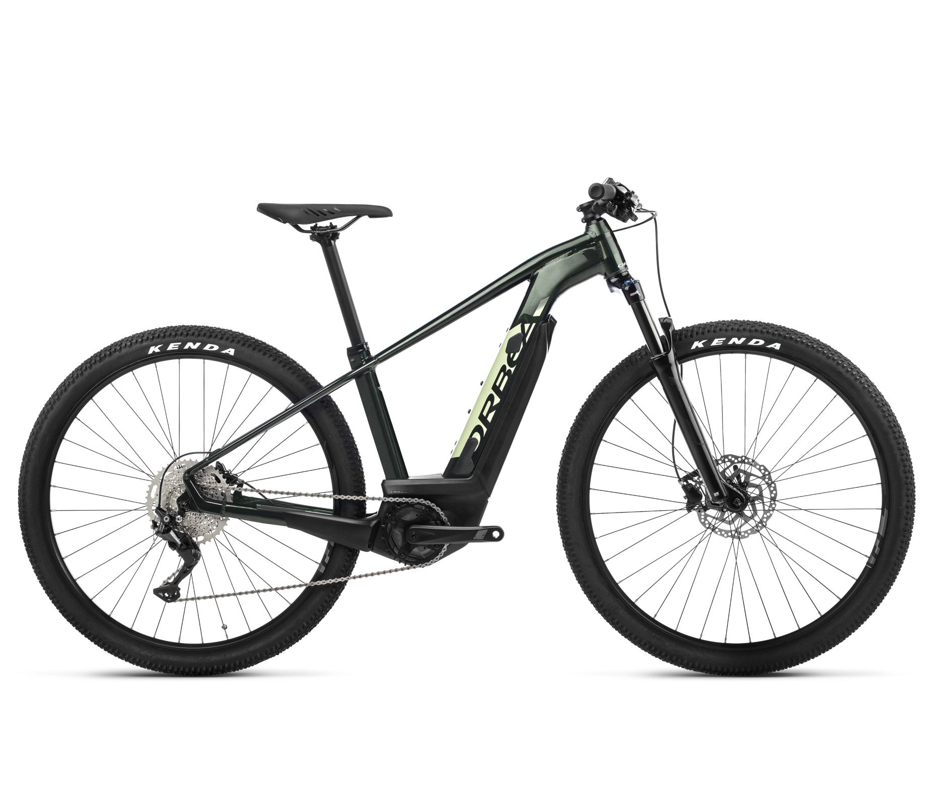Orbea KERAM 29 30 20mph L Metallic Dark Green (Gloss)- Lichen Green (Matte)