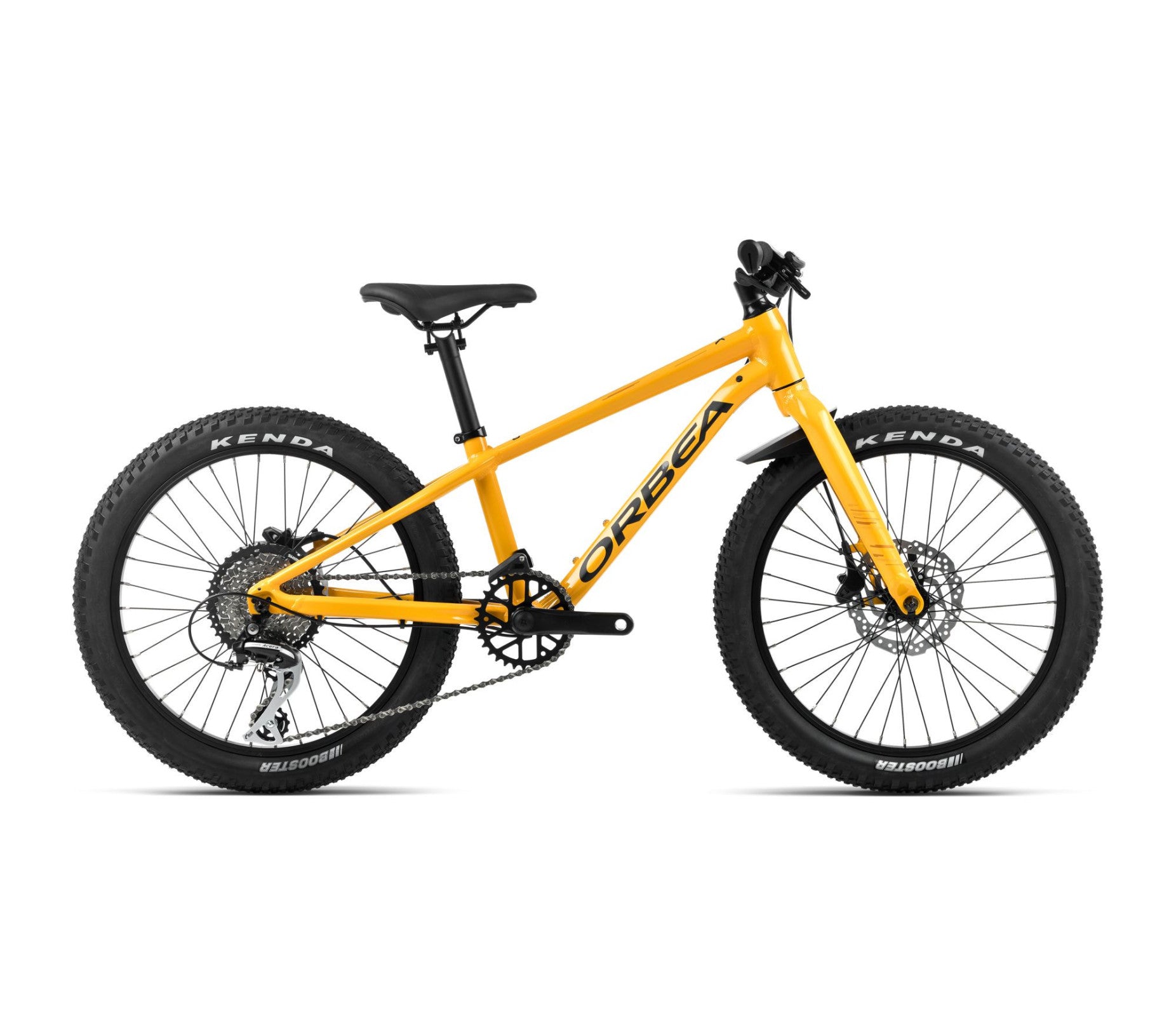 Vaikiškas dviratis Orbea MX 20 TEAM DISC / Mango (Gloss) - Black (Matt)