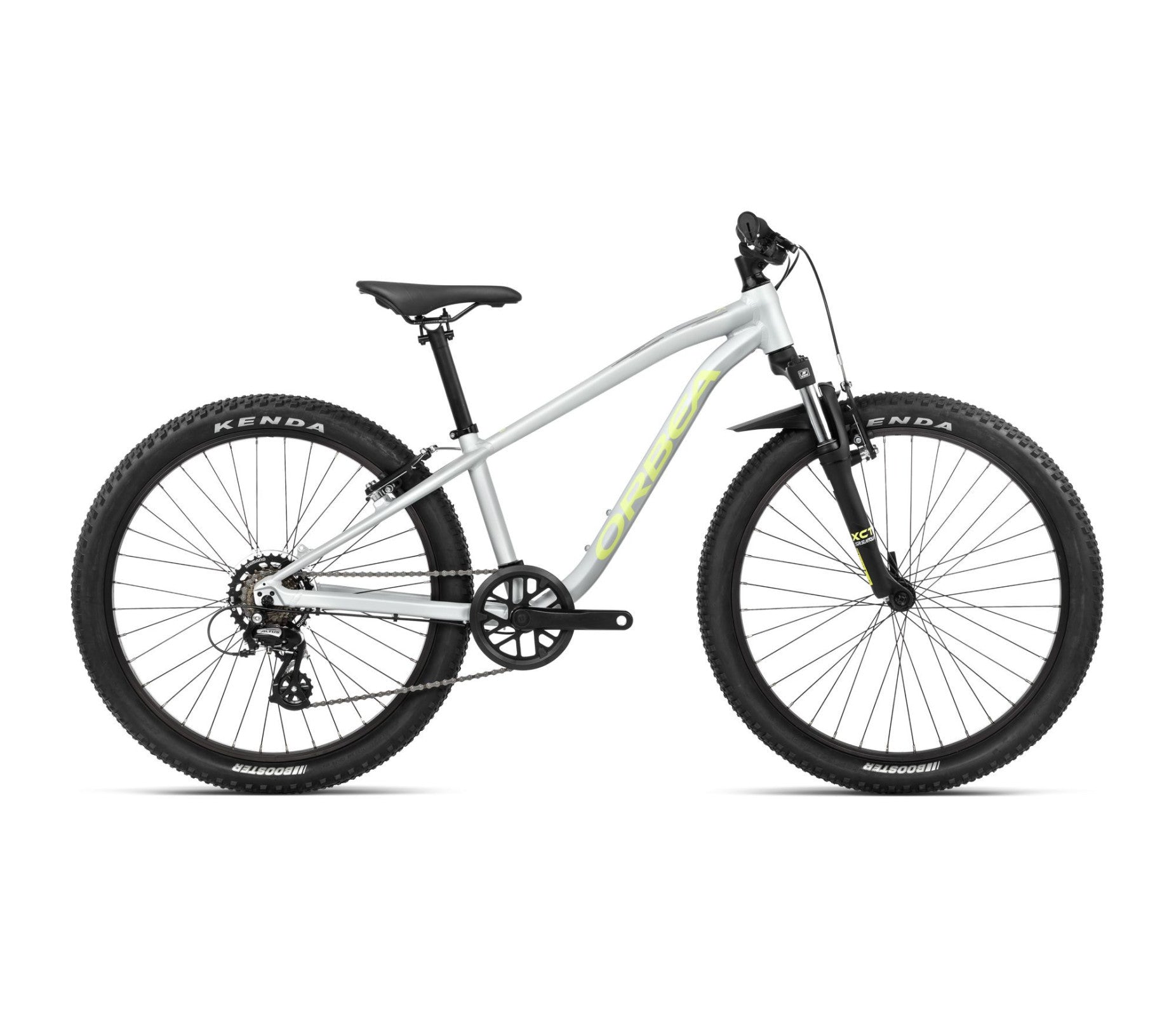 Vaikiškas dviratis Orbea MX 24 XC / Halo Silver - Spicy Lime (Matt)