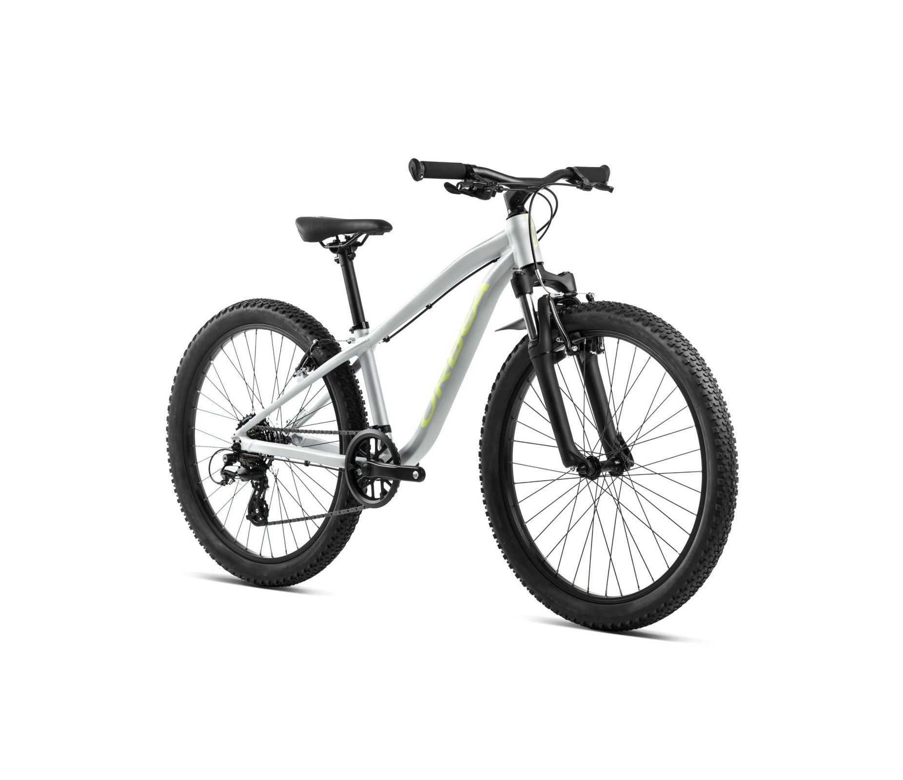 Vaikiškas dviratis Orbea MX 24 XC / Halo Silver - Spicy Lime (Matt)