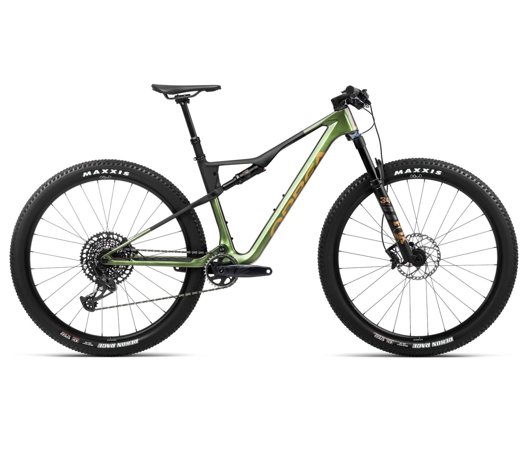 Dviratis Orbea OIZ M21 / Chameleon Goblin Green  (Gloss)-Black (Matt)