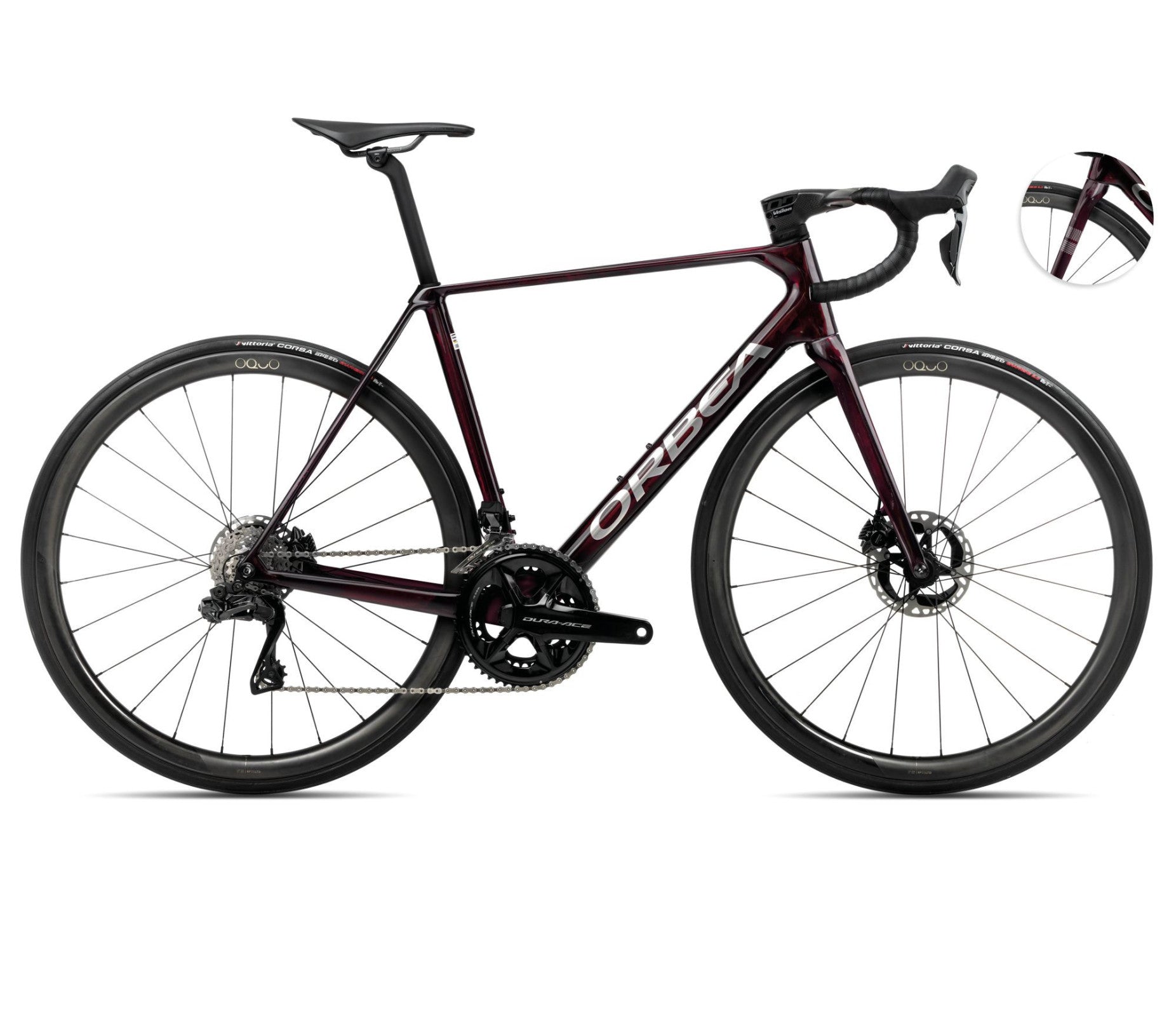 Dviratis Orbea ORCA M10iLTD PWR / Wine Red Carbon View-Titanium (Gloss)