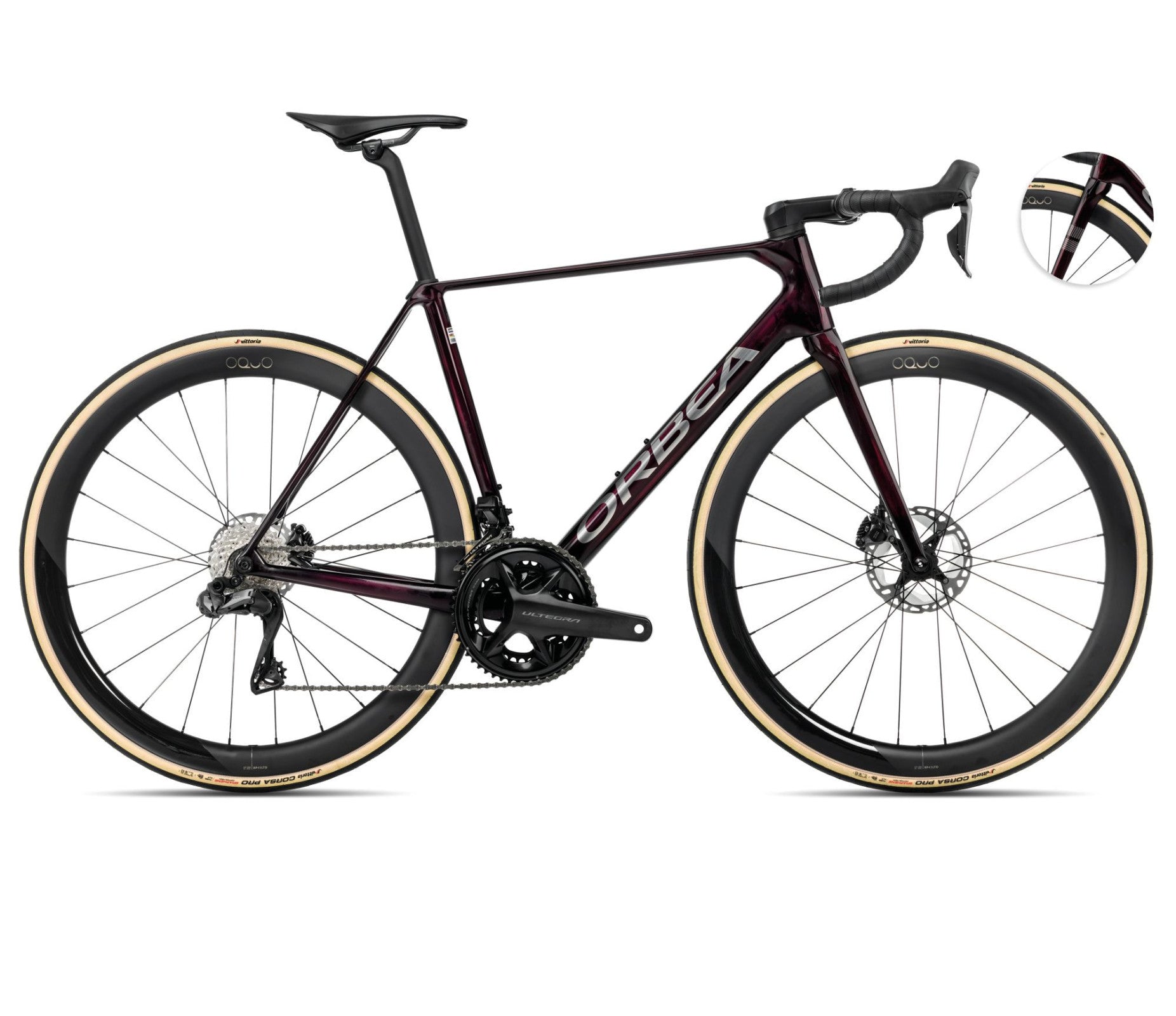 Dviratis Orbea ORCA M20iLTD / Wine Red Carbon View-Titanium (Gloss)