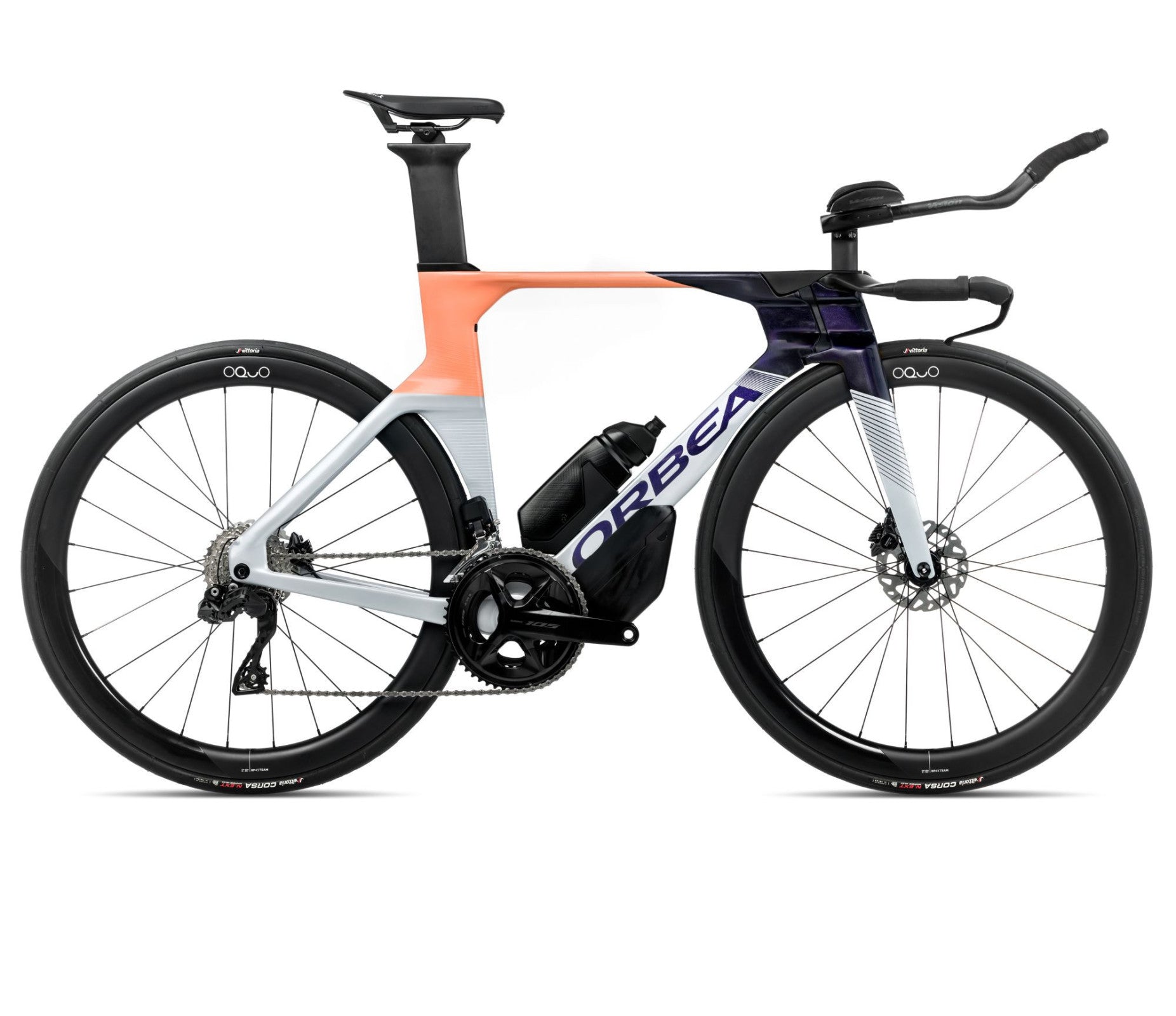 Dviratis Orbea ORDU M30iLTD / Halo Silver - Tanzanite C. View - Orange Cloud (Gloss)