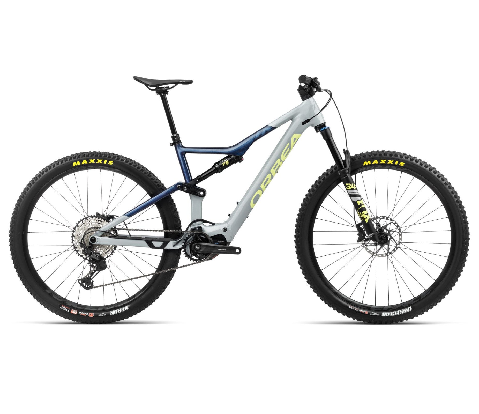 Elektrinis dviratis Orbea RISE H20 / Iceberg Grey-Moondust Blue (Gloss)