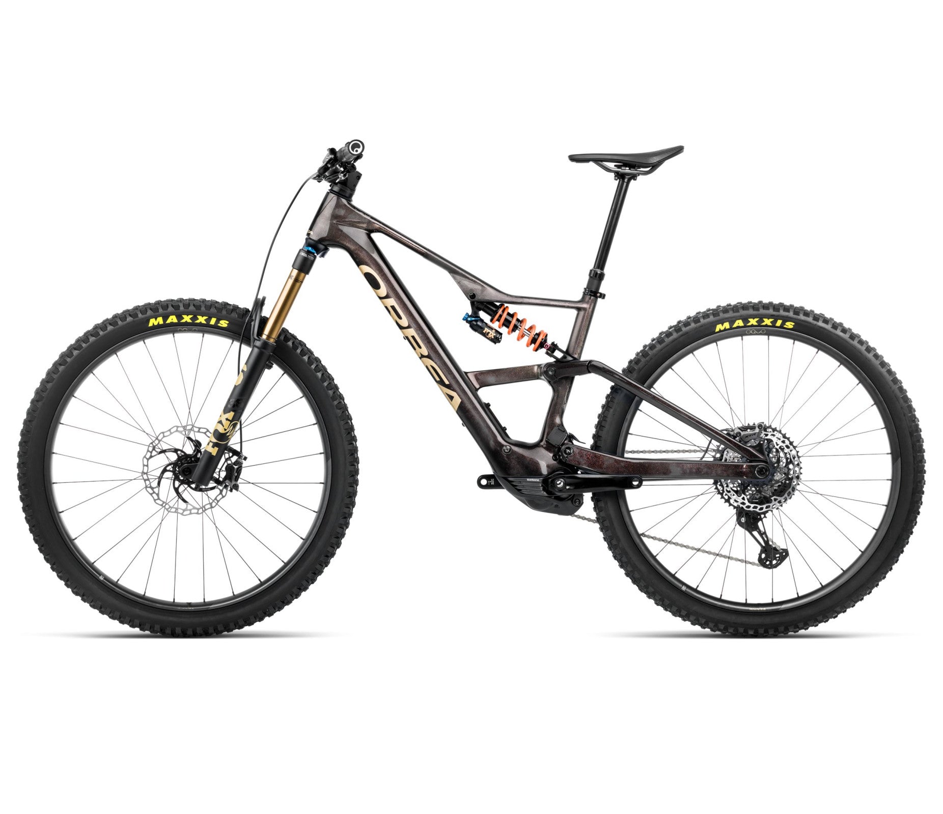 Elektrinis dviratis Orbea RISE LT M-TEAM 630W 20mph / Cosmic Carbon View - Golden Sand (Gloss)