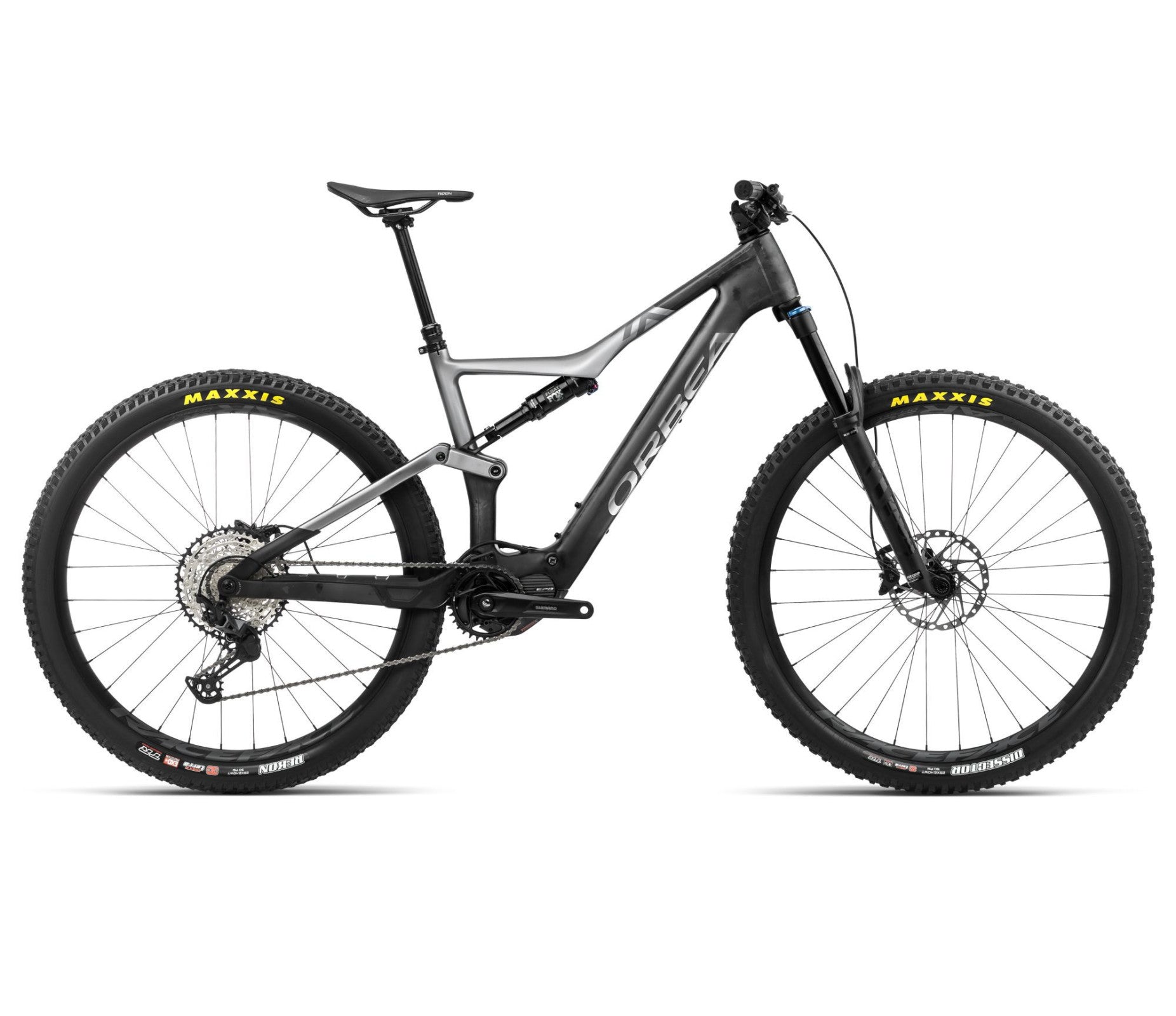 Elektrinis dviratis Orbea RISE M20 / Cabon Raw-Shark Grey (Matt)