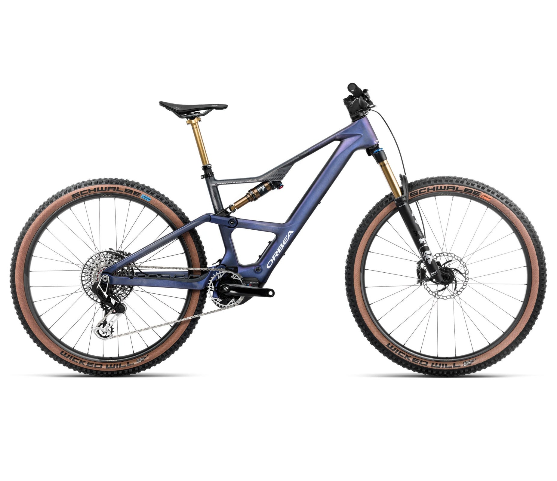 Elektrinis dviratis Orbea RISE SL M-LTD 630W / Tanzanite Carbon View - Carbon Raw (Matt)