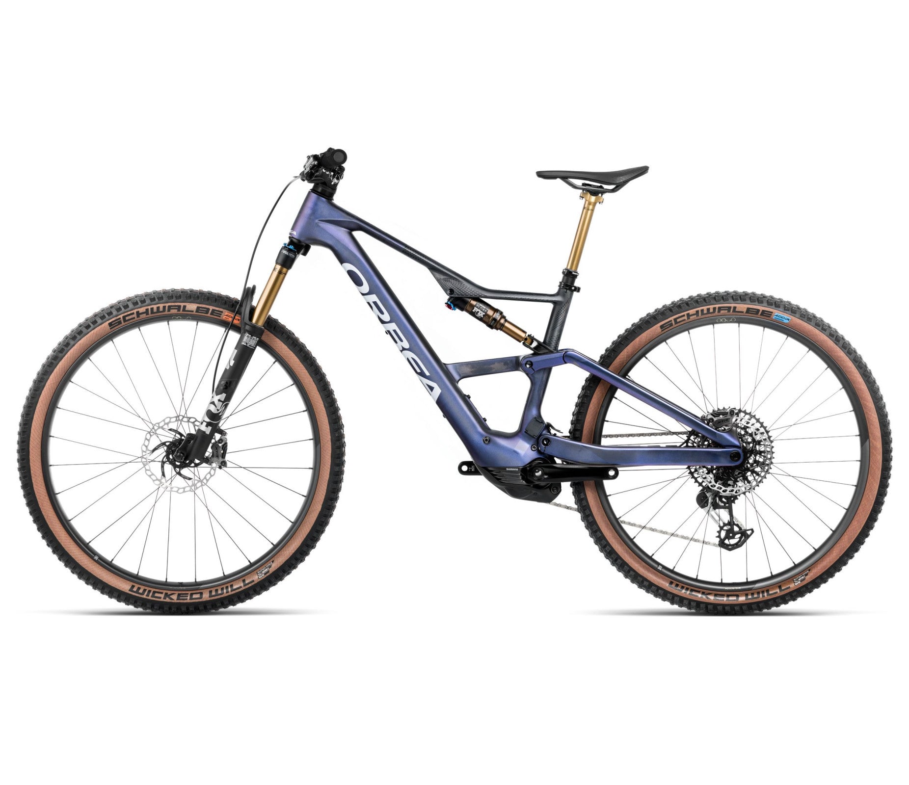 Elektrinis dviratis Orbea RISE SL M-LTD 630W / Tanzanite Carbon View - Carbon Raw (Matt)