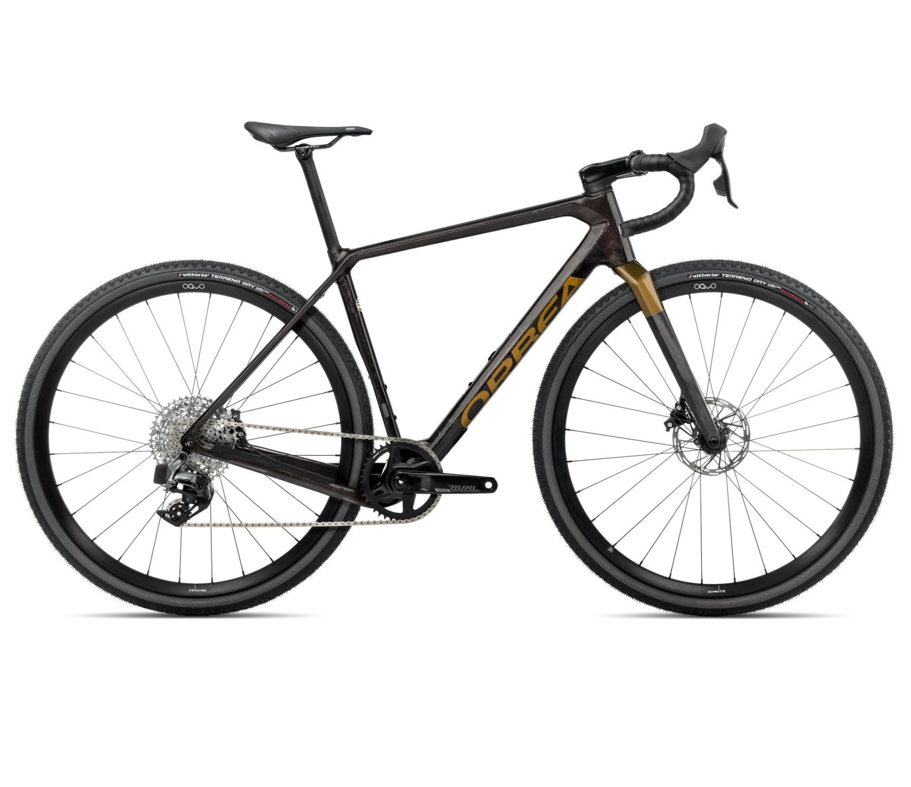 Dviratis Orbea TERRA M31eTEAM 1X / Cosmic Carbon View - Metallic Olive Green (Gloss)