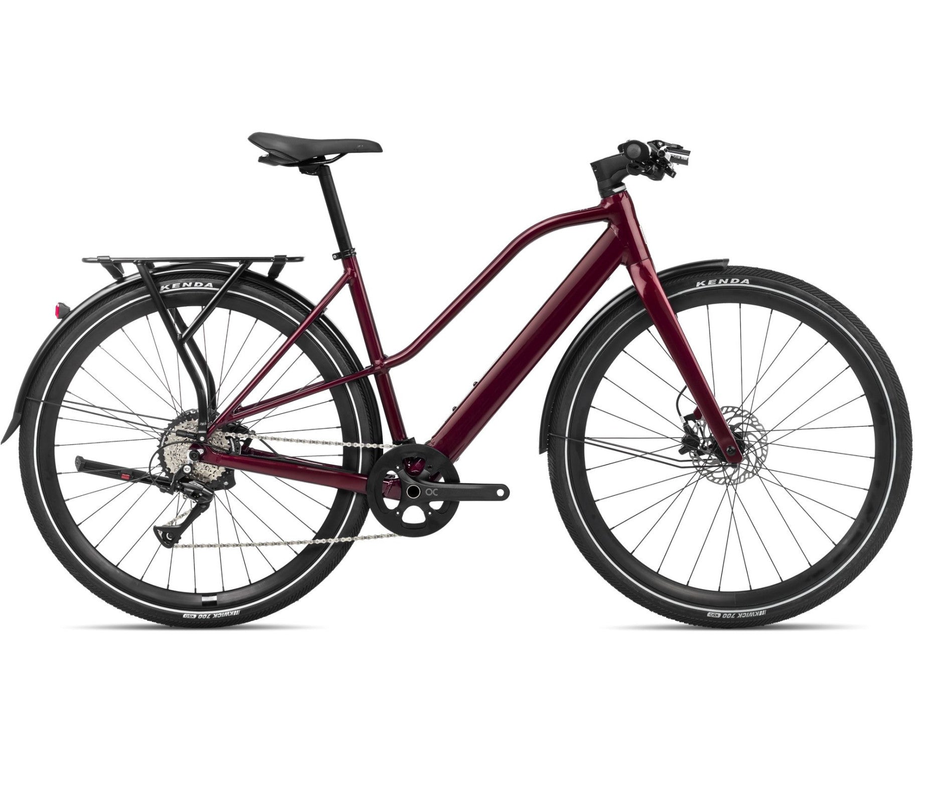 Elektrinis dviratis Orbea VIBE MID H30 EQ / Metallic Burgundy Red (Gloss)