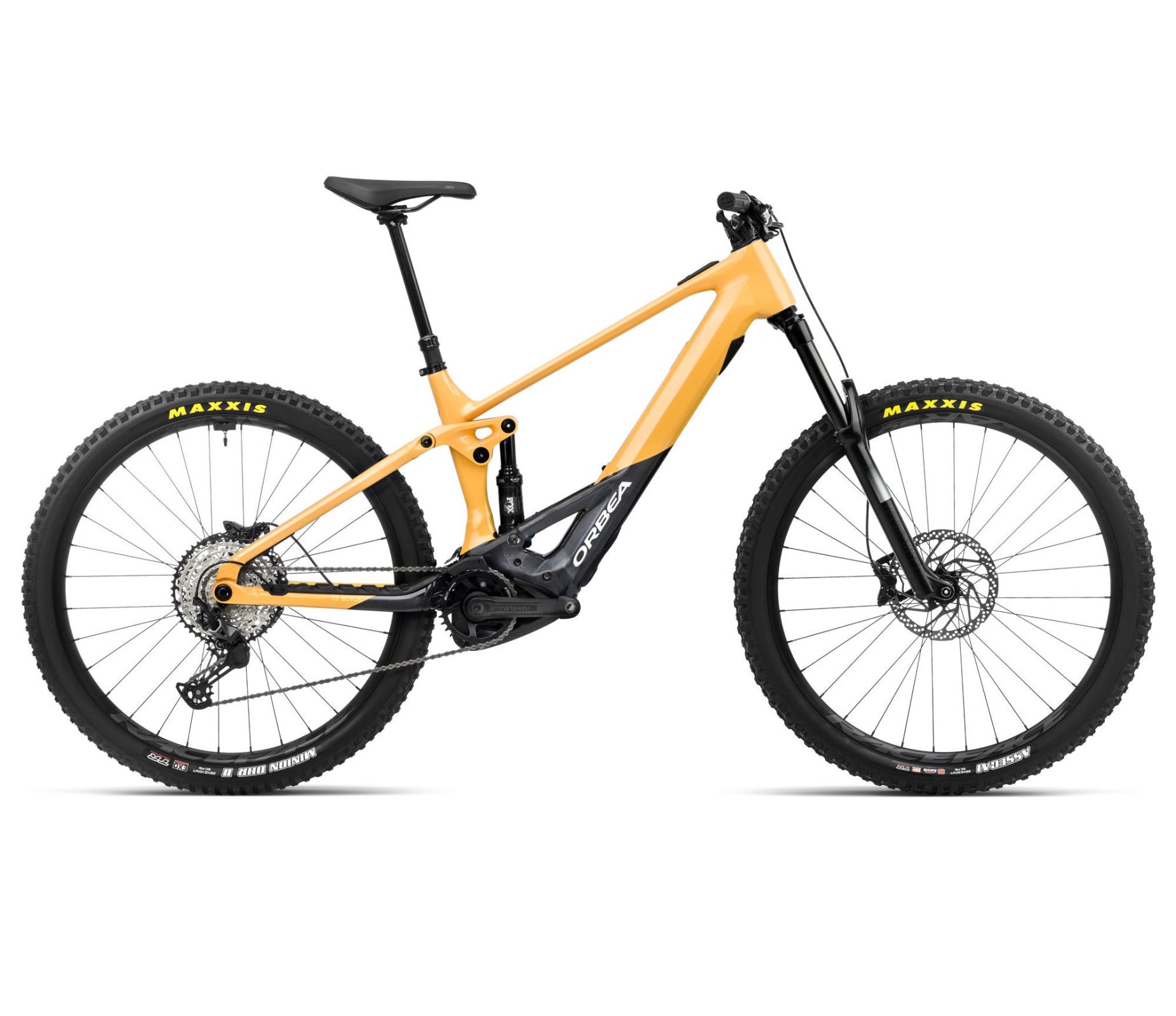 Elektrinis dviratis Orbea WILD H30 / Corn Yellow-Metallic Night Black (Gloss)