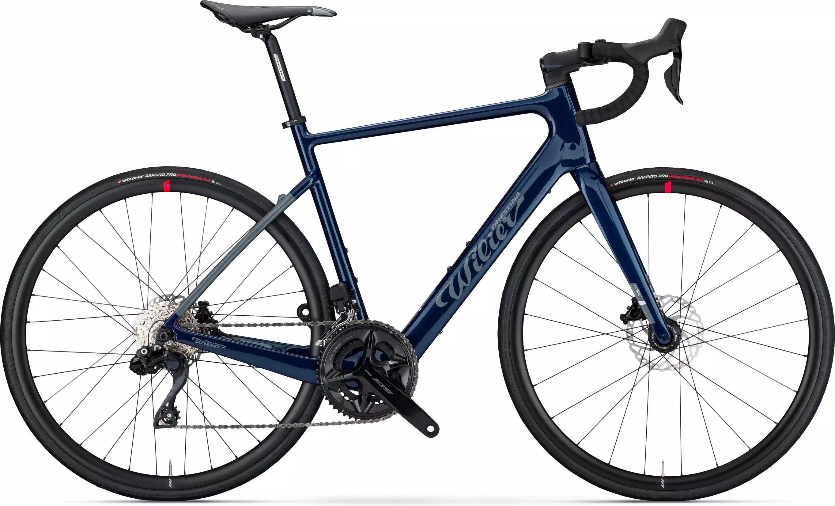 Elektrinis dviratis Wilier Garda Hybrid 105DI2 2x12 / Blue Grey